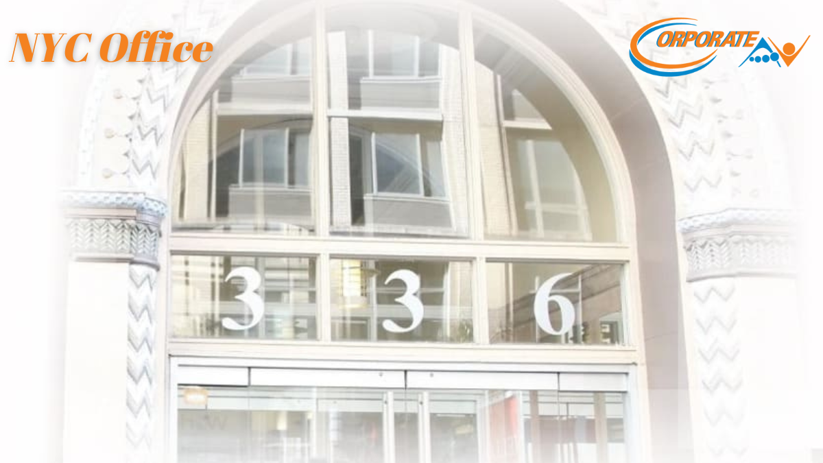 Corporate AV adds NYC Office! Corporate Audio Visual Services